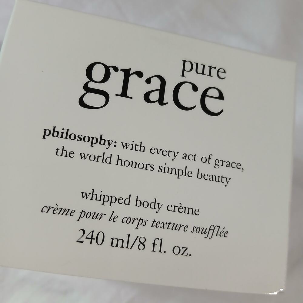 Philosophy PURE GRACE Whipped Body Creme 8 oz NEW IN BOX